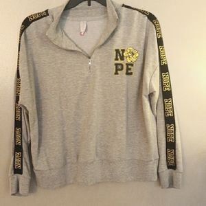 No Boundaries lightweight sweatshirt  grey xs